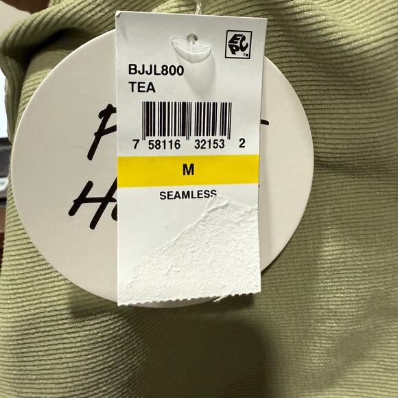 NEW Planet Heart Sage Green Ribbed Tank Top Size Medium Cinched Side Lace Trim - Picture 5 of 6